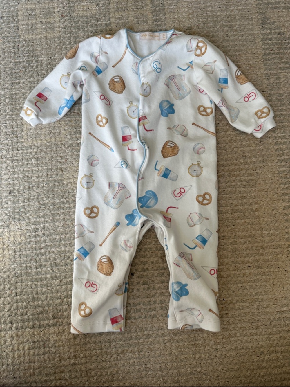 Baby Club Chic Baseball Onsie